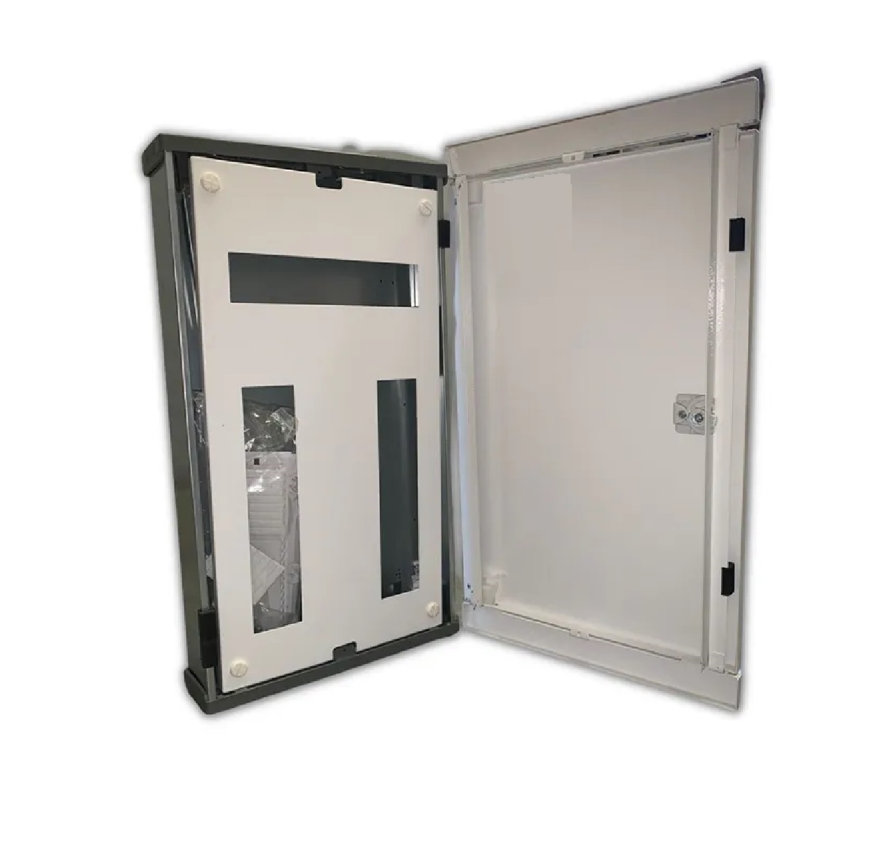 Quadro Distribuicao Sobrepor Chapa 32/24 DIN 100amp Elétrica Bichuette