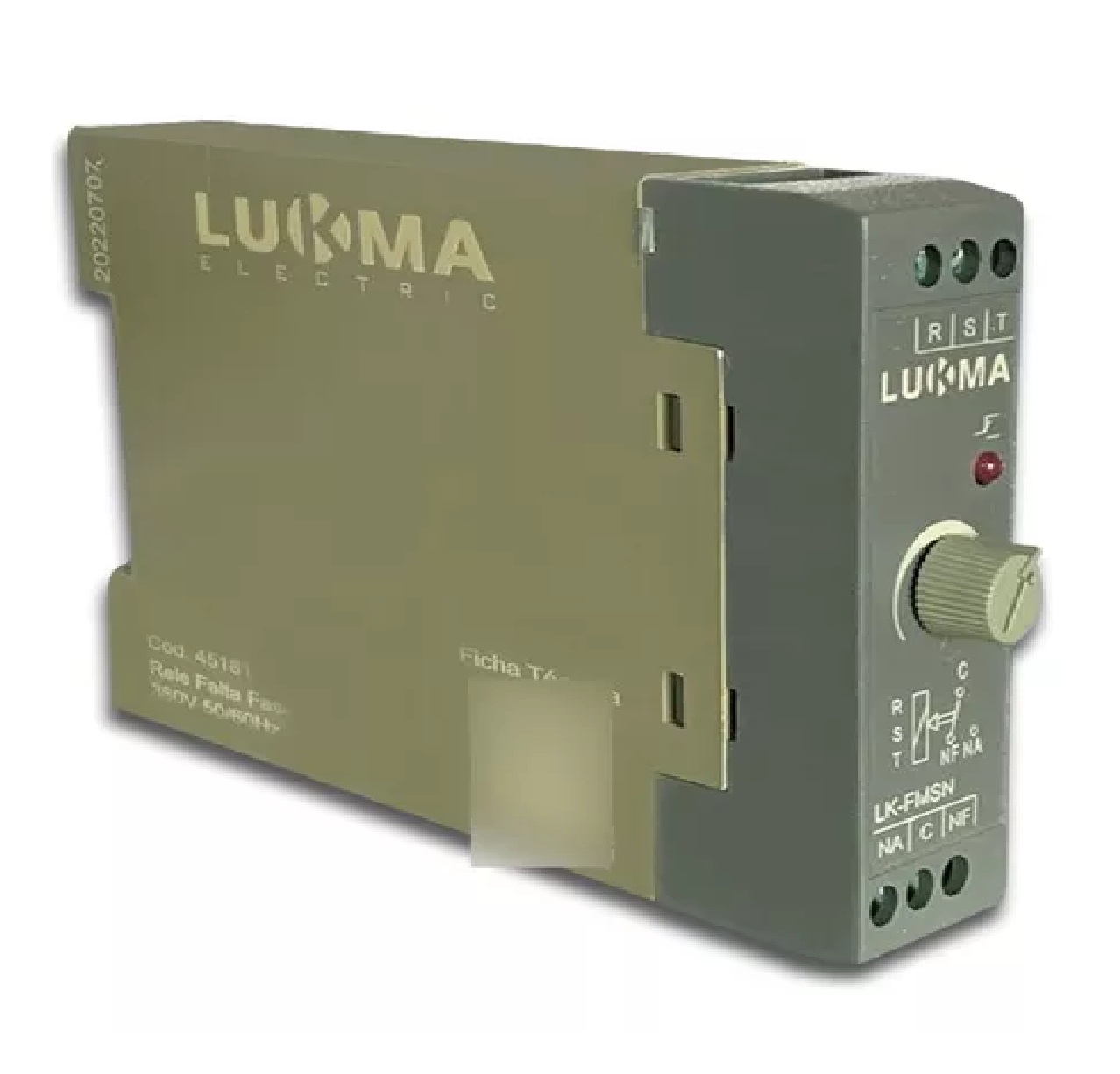 Relé de Falta de Fase sem Neutro 380 V LK-FMSN 45181 Lukma