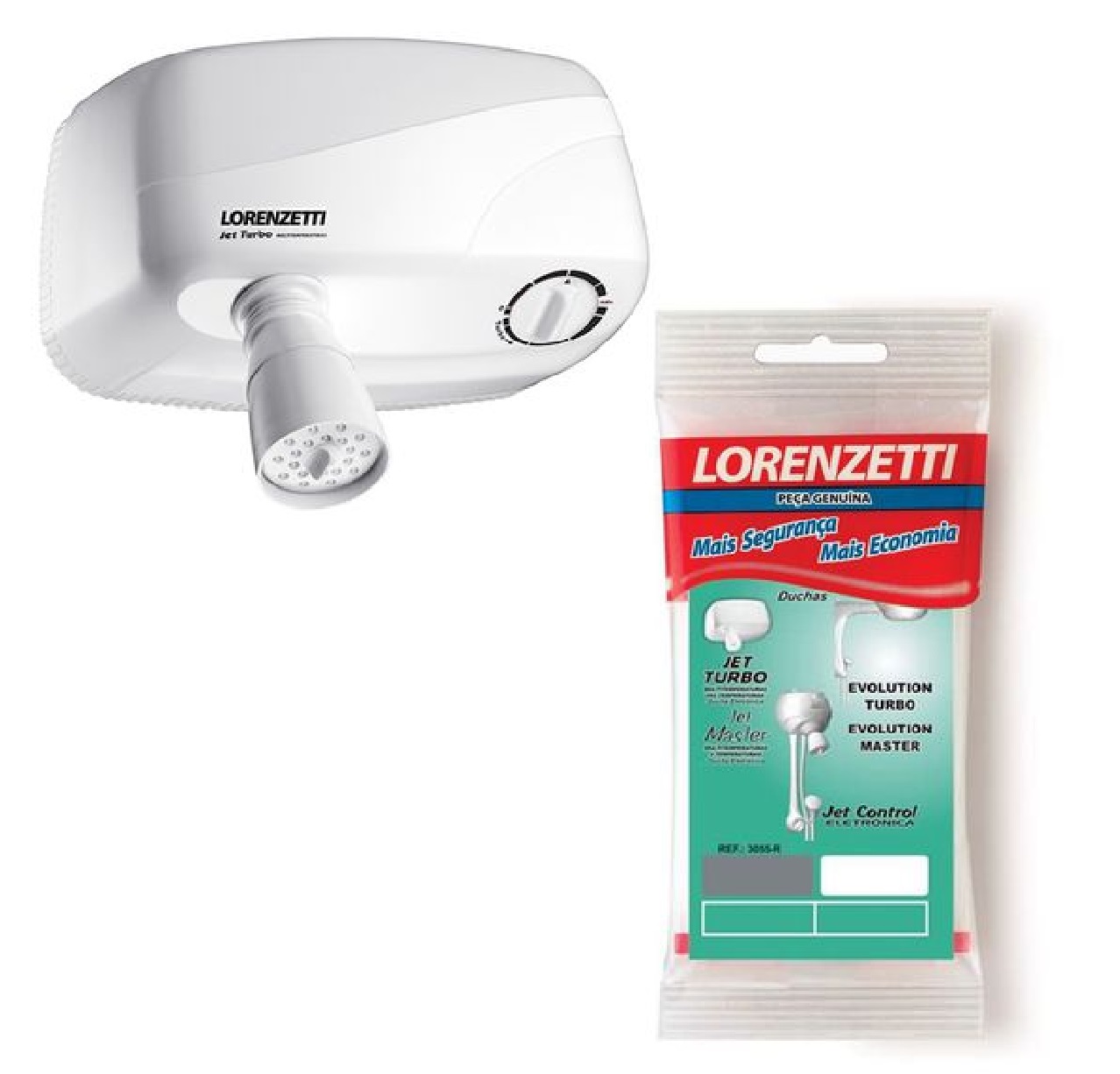 Resistência Jet Turbo/Control 5500 W x 127 V Lorenzetti 3055-S