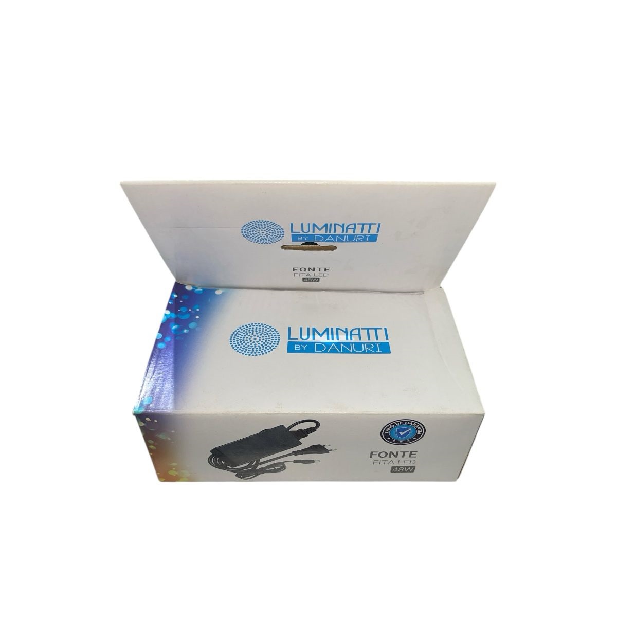 Fonte Eletrônica 12v 48 W 4a Bivolt Para Fita LED Luminatti