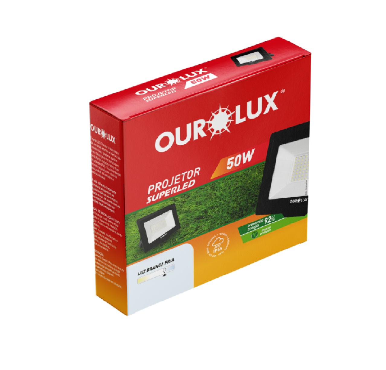 Projetor LED Alumínio 50 W 6500 K Bivolt 03265 Ourolux