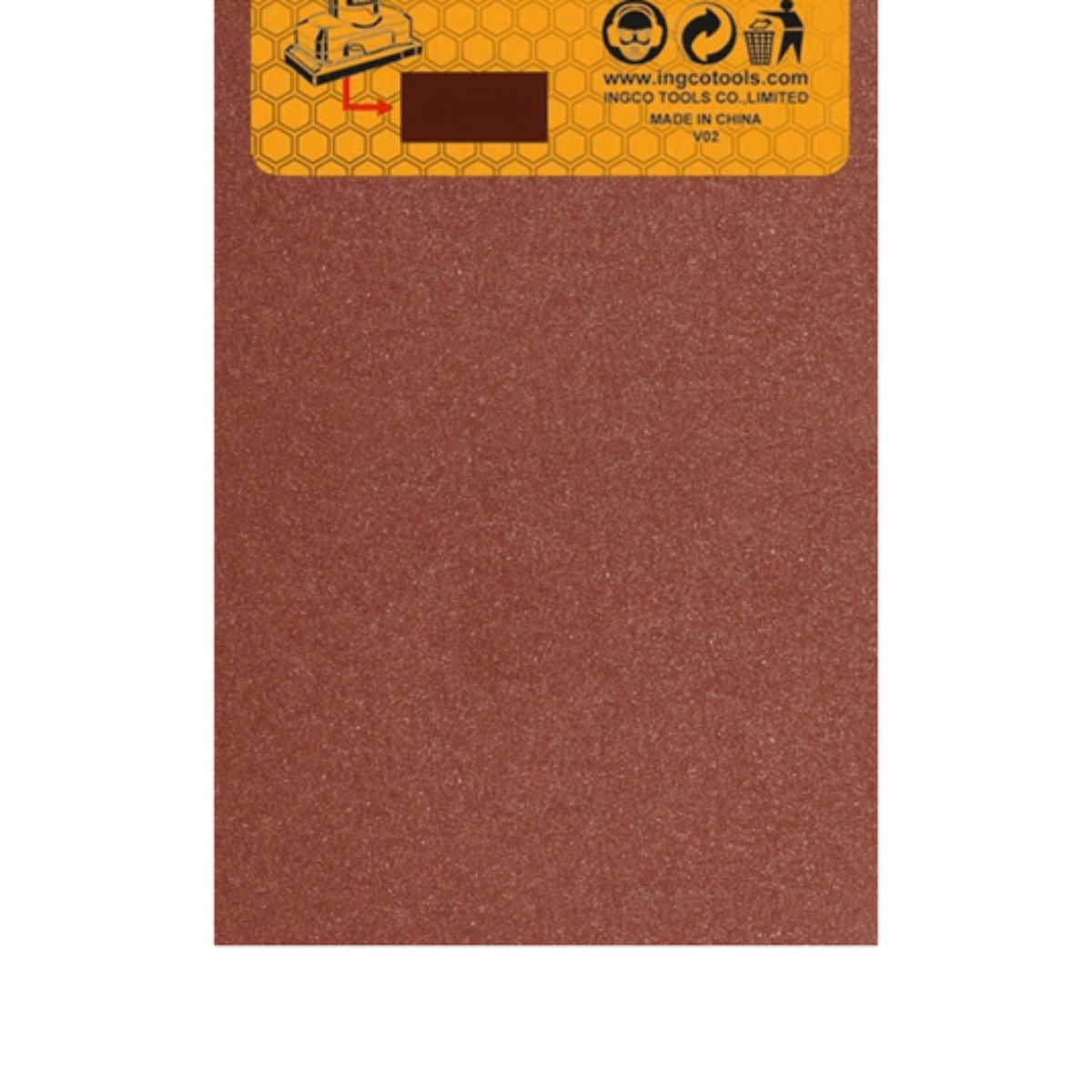 Jogo de Folhas de Lixa 90 x 231 mm P80, P120 e P180 AKFS2401012 INGCO