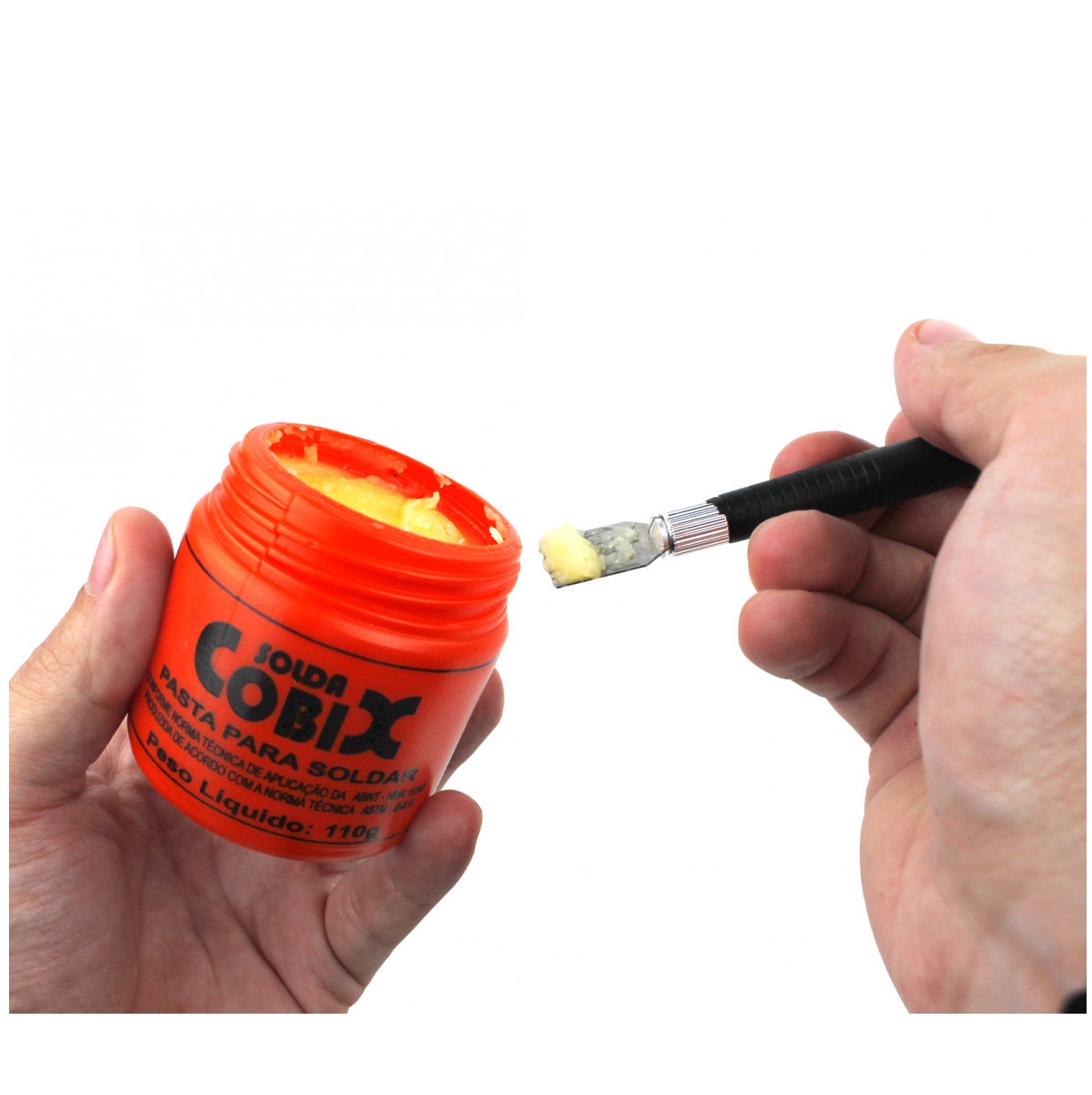 Pasta Para Solda Uso Geral Ci/smd/bga 110 Gramas Cobix