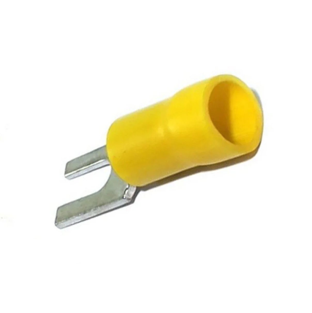 CONECTOR TERMINAL FORQUILHA GARFO PRE ISOLADO 4/6MM AMARELO