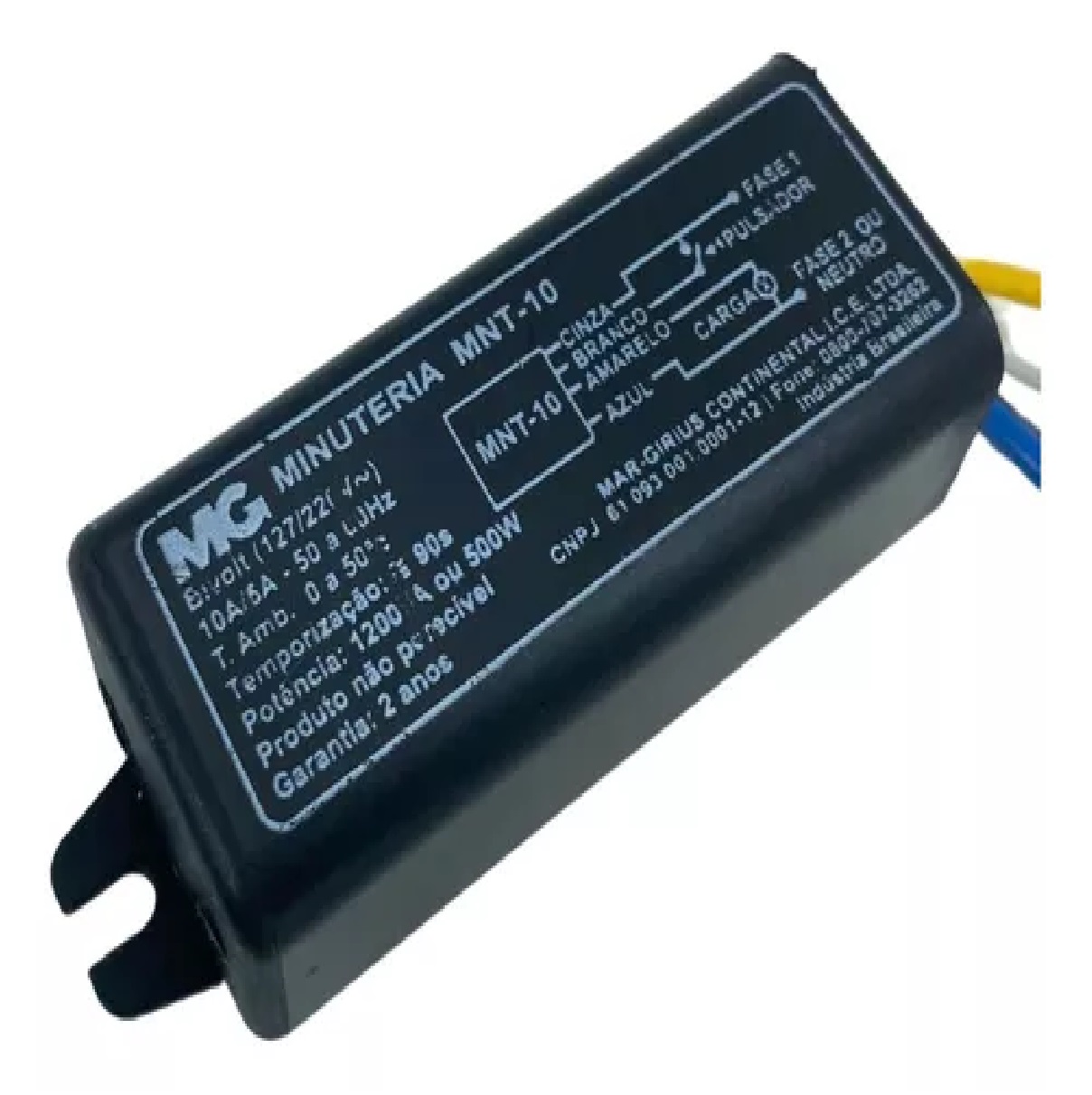 Minuteria Coletiva 500 W Bivolt 90 Segundos MNT-10 PA009962 Margirius