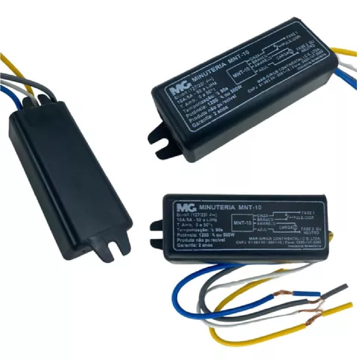 Minuteria Coletiva 500 W Bivolt 90 Segundos MNT-10 PA009962 Margirius