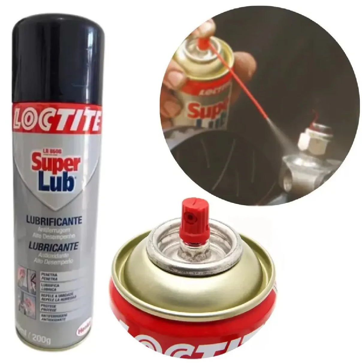 Óleo Lubrificante Desengripante e Antiferrugem Super Lub 300 ml LB 8608 Loctite