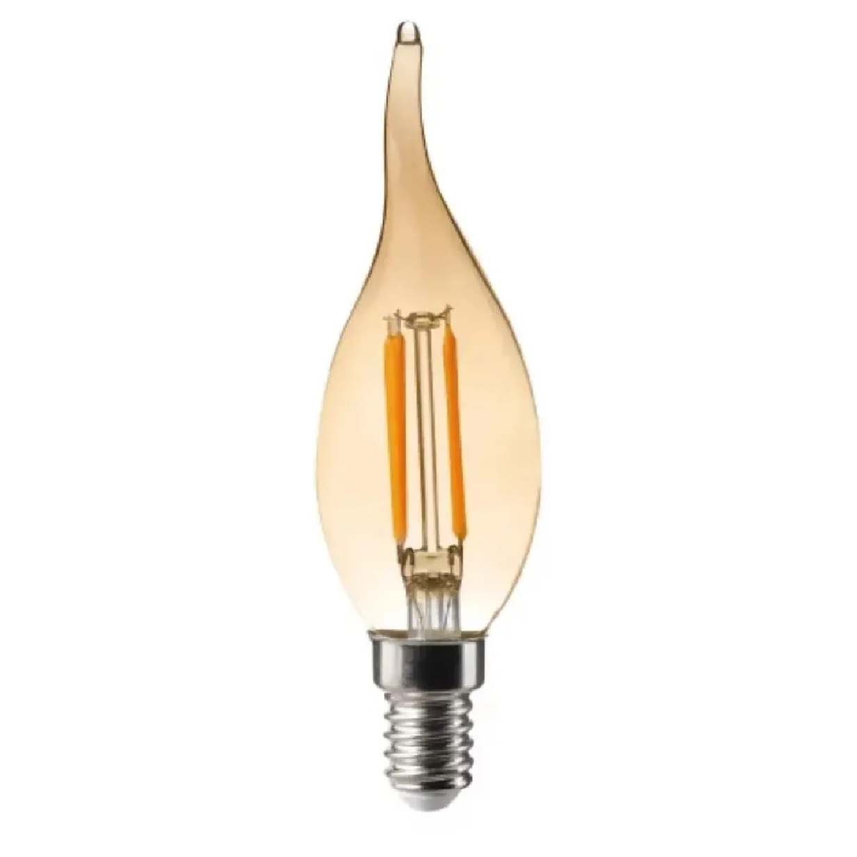 Lâmpada Filamento LED Vela Chama 4 W E14 2200 K Bivolt 60482 EmbuLED