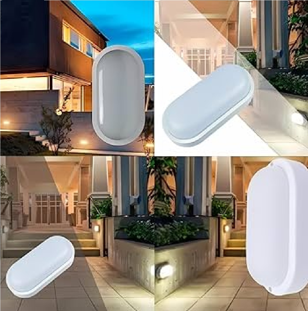 Luminária Arandela Tartaruga 8 W 6000 K IP65 Branca Embuled EBAR60816