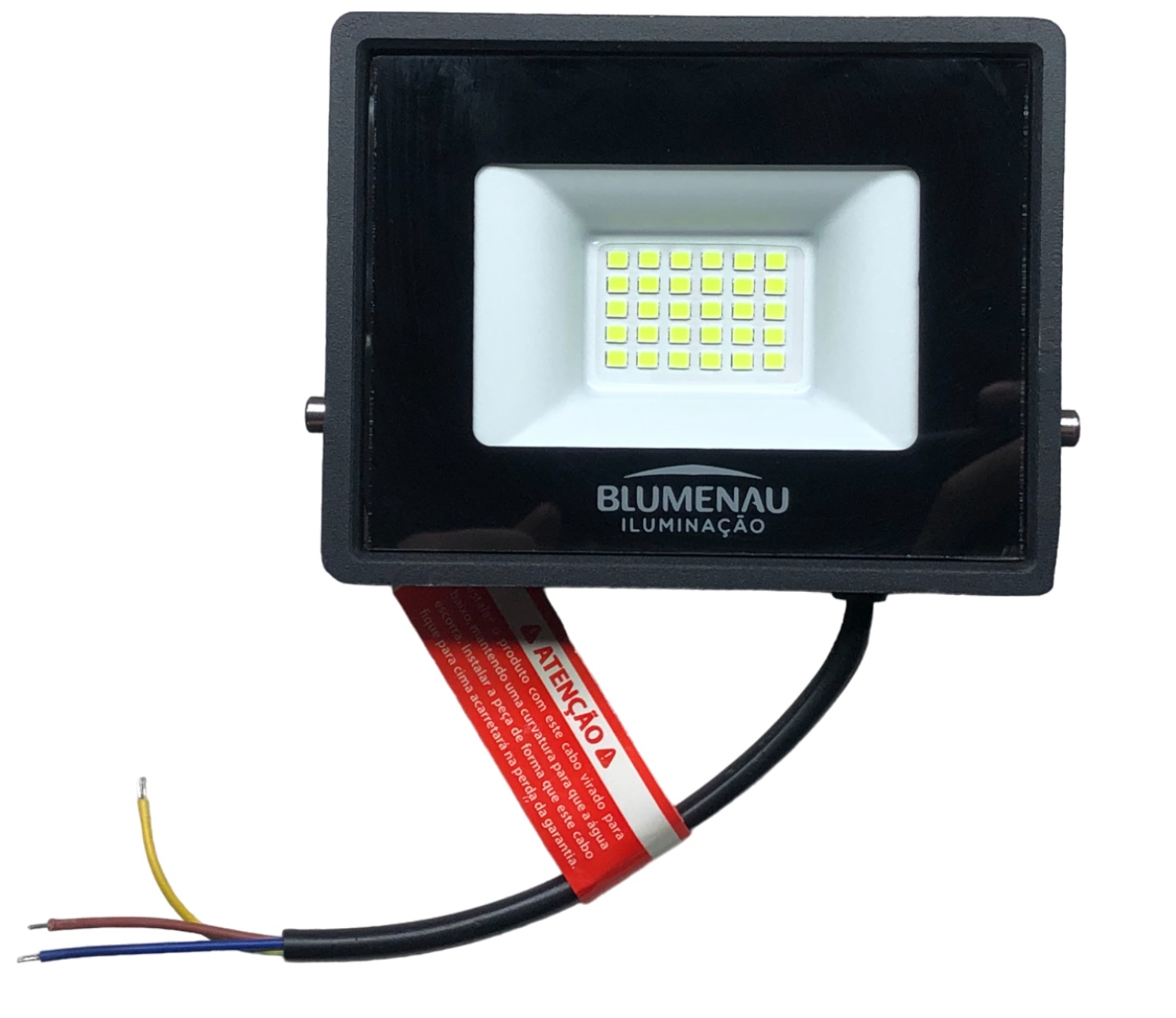 Projetor LED Alumínio 30 W 3.000 K Amarelo Bivolt Blumenau Iluminação
