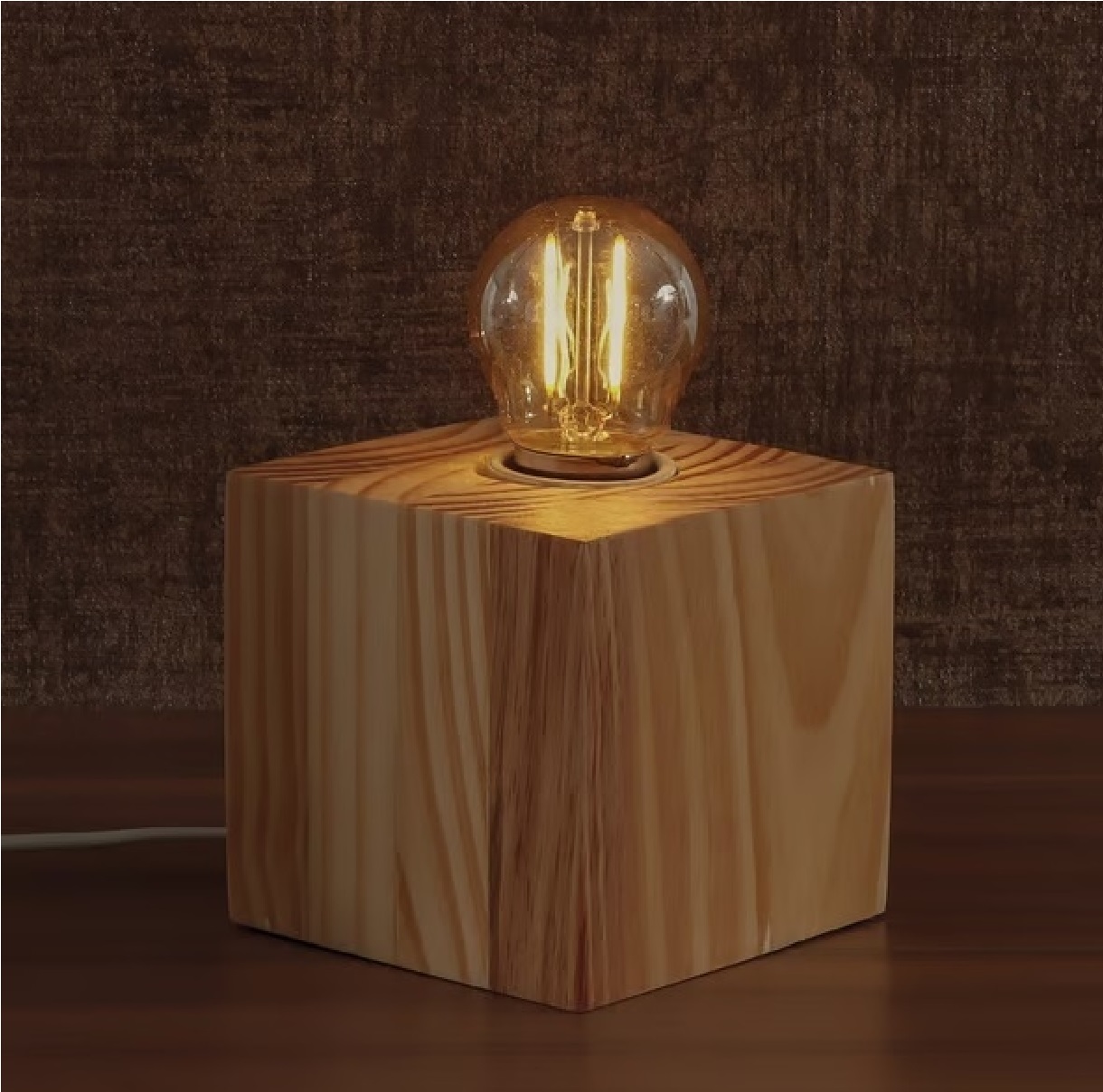 Lâmpada Bolinha LED Filamento 2 W Retro E27 Ambar G45 60743 EmbuLED