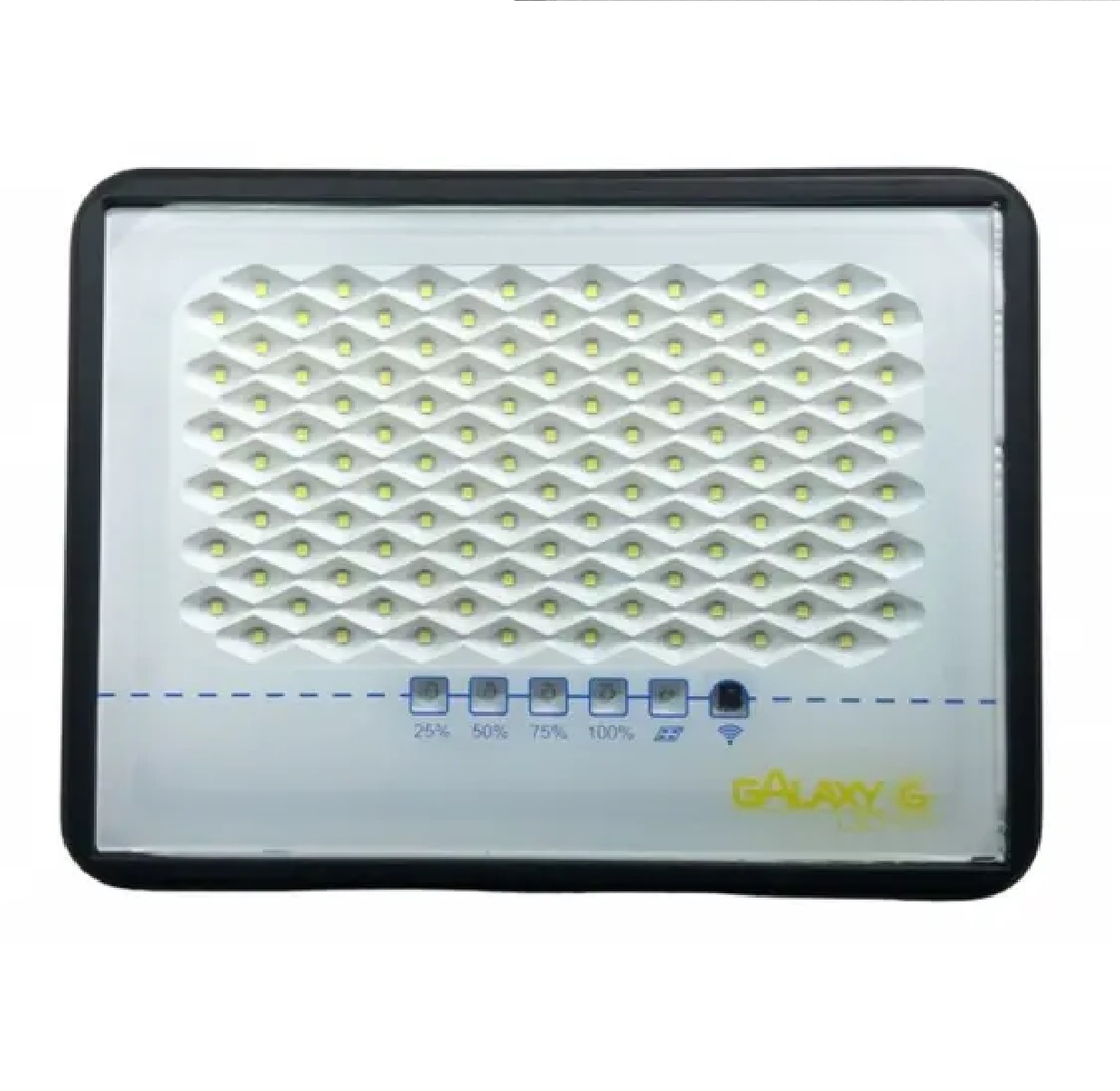 Refletor Solar LED 300 W 6500 K IP65 com Placa Integrada 4089 Galaxy LED