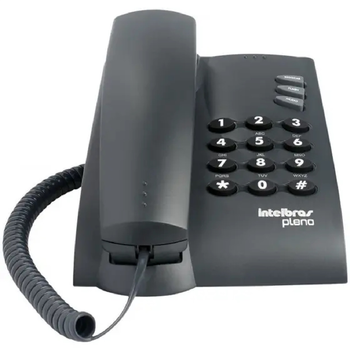 Telefone Fixo Com Fio Intelbras Pleno Preto