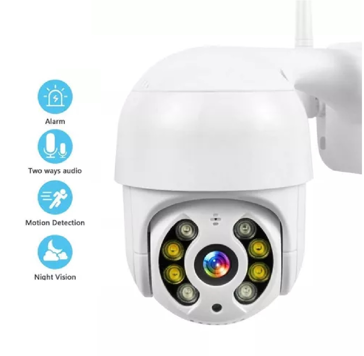 Câmera Wi-Fi A8 Full HD 2 MP com PTZ e Visão Noturna Elétrica Bichuette