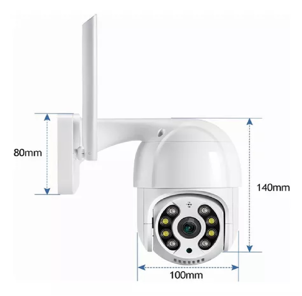 Câmera Wi-Fi A8 Full HD 2 MP com PTZ e Visão Noturna Elétrica Bichuette