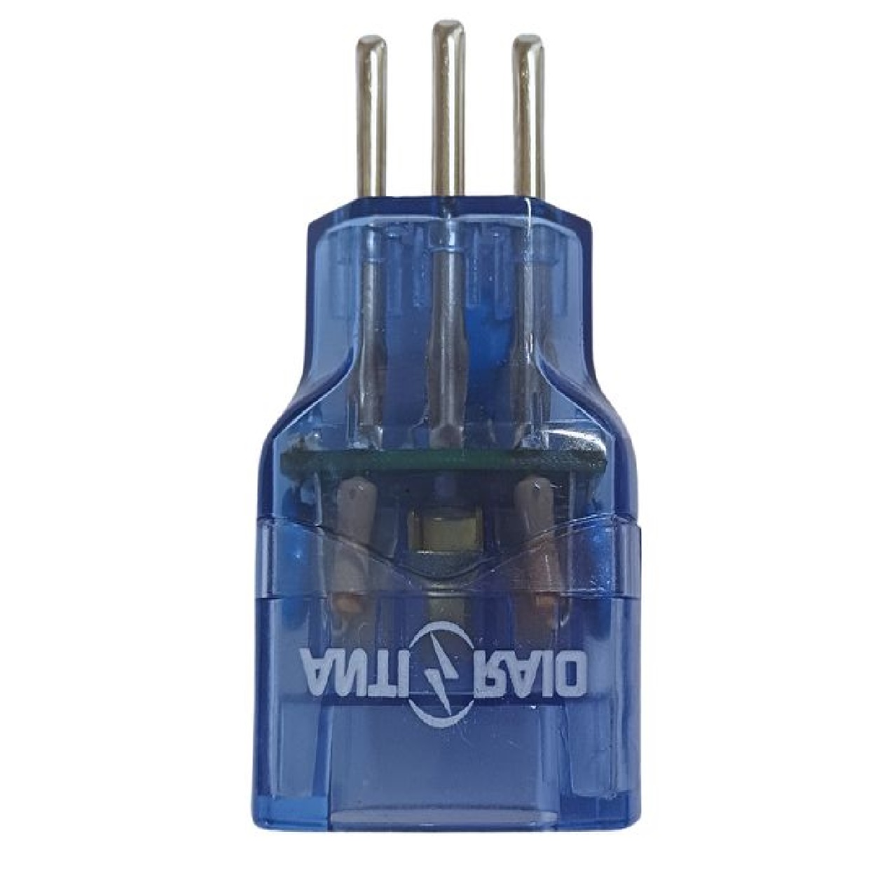 Tomada Protetora com DPS 10 A 100 a 250 Vca 7,5 kA Azul Cristal Embrastec
