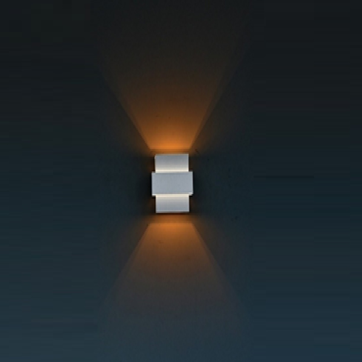 Arandela de Alumínio 2 Focos 1 Aleta 14 x 12 x 12,5 1x G9 Branco MOD1205BR Foco Iluminação