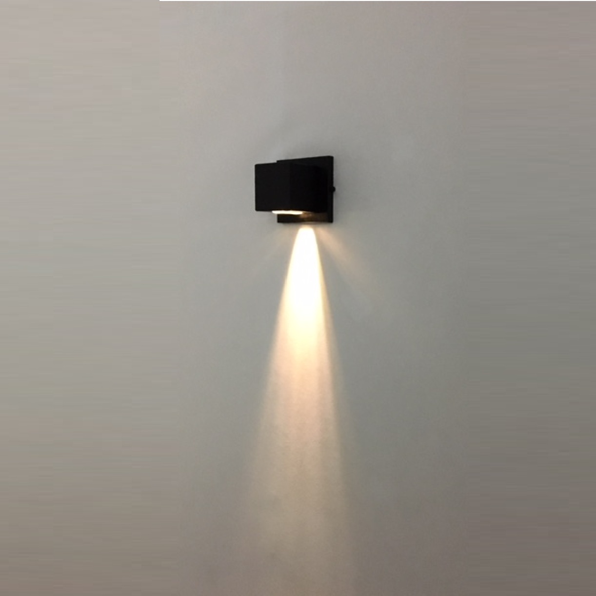 Arandela de Alumínio 1 Foco Lente Frontal 11 x 11 x 7,5 1x G9 Preto MOD1381PT Foco Iluminação