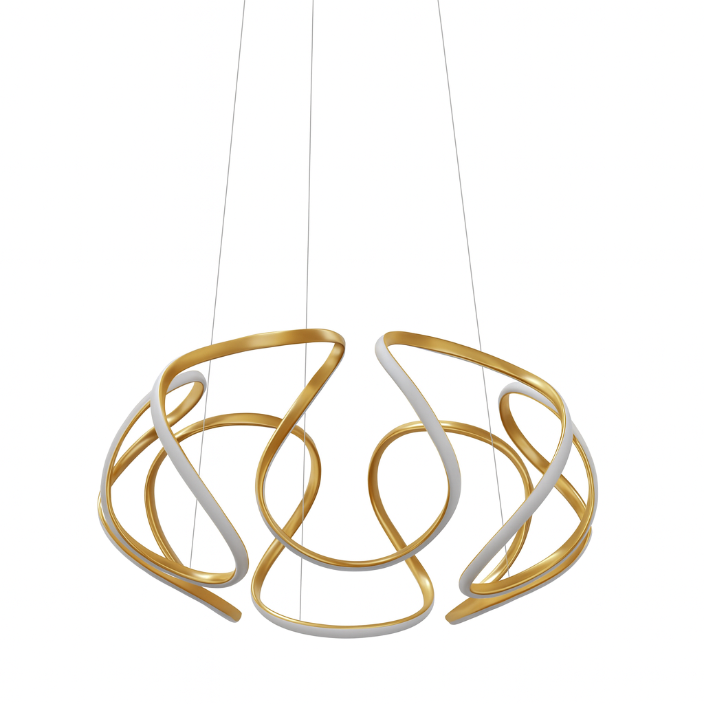 Pendente LED Salerno 60 W 3000 K Dourado PD621/GD Kin Light