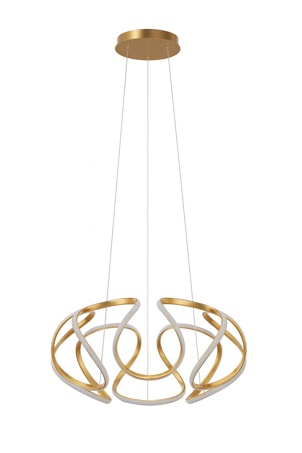 Pendente LED Salerno 60 W 3000 K Dourado PD621/GD Kin Light