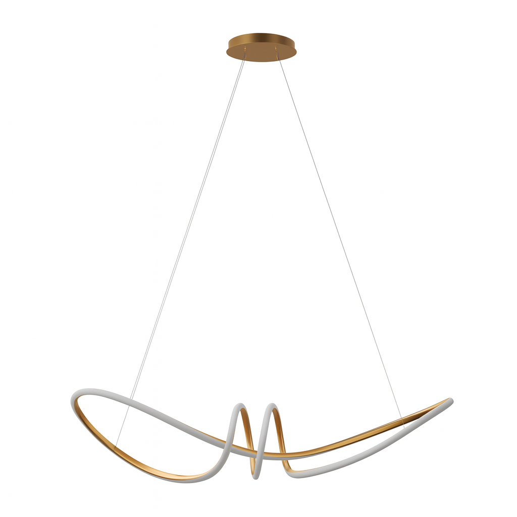 Pendente LED Copenhage 47 W 3000 K Dourado PD622/GD Kin Light