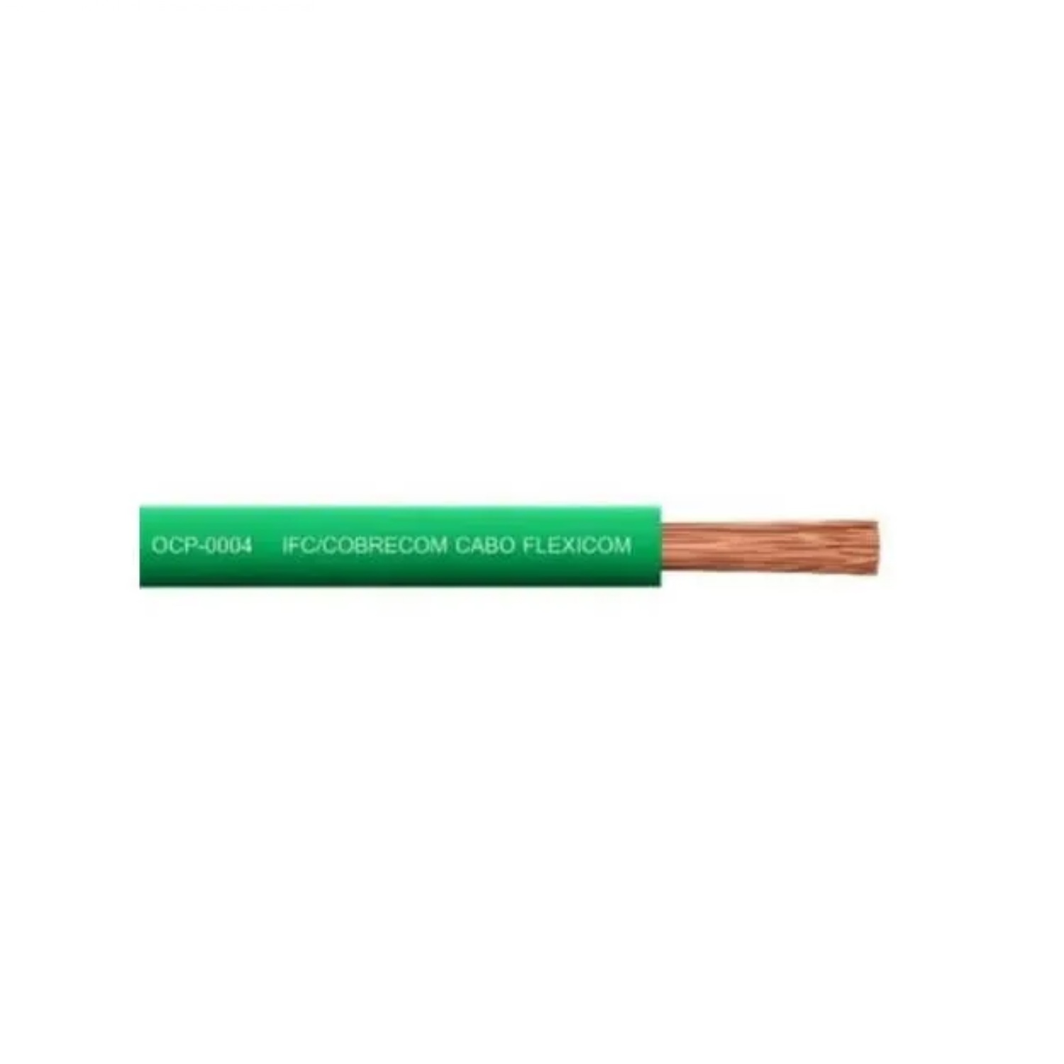 Cabo Flexível NAX 25,00 mm² 0,6/1 kV Verde por Metro Cobrecom