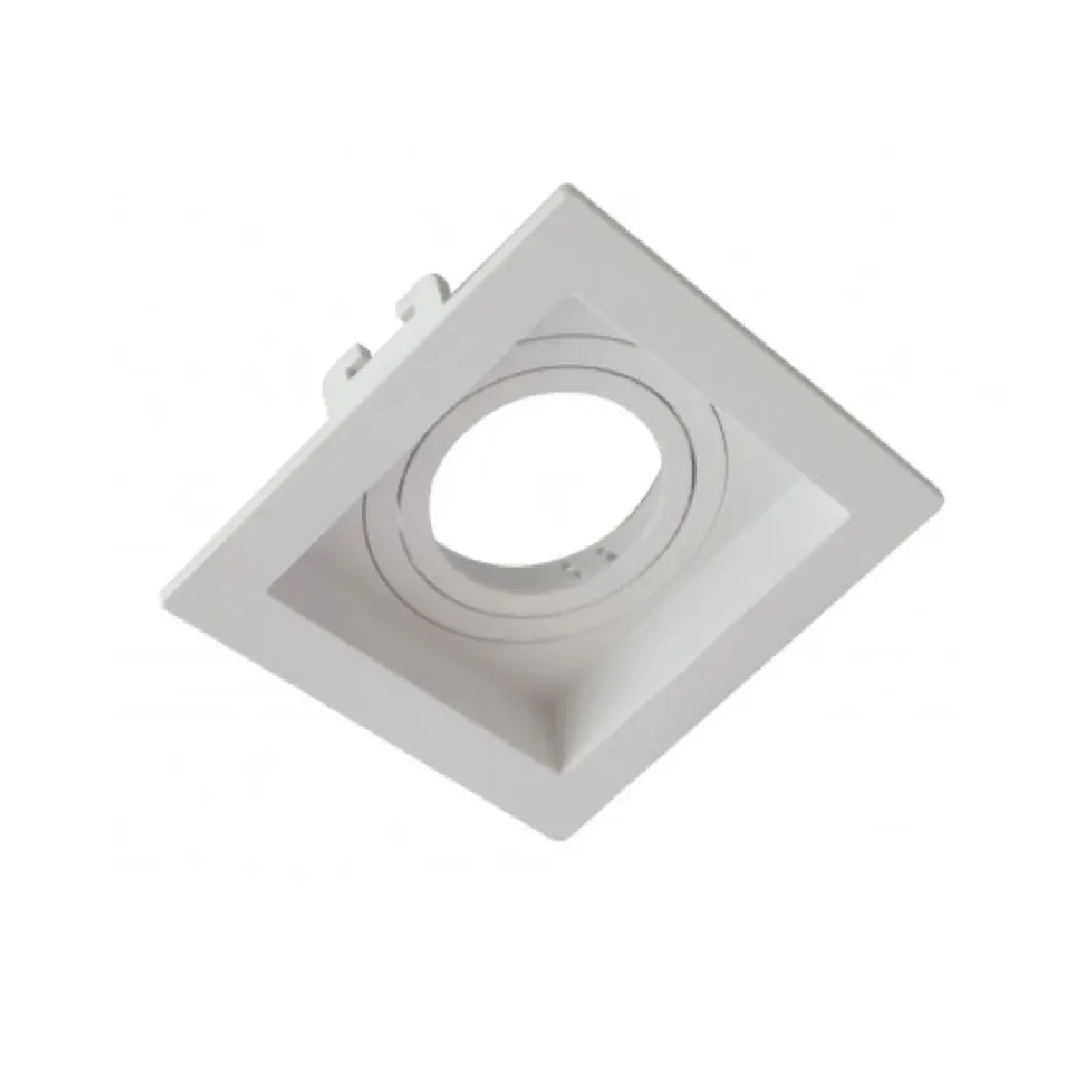 Spot de Embutir Quadrado Recuado para Lâmpada MR16 Branco 70 x 70 mm 1062210 Moon