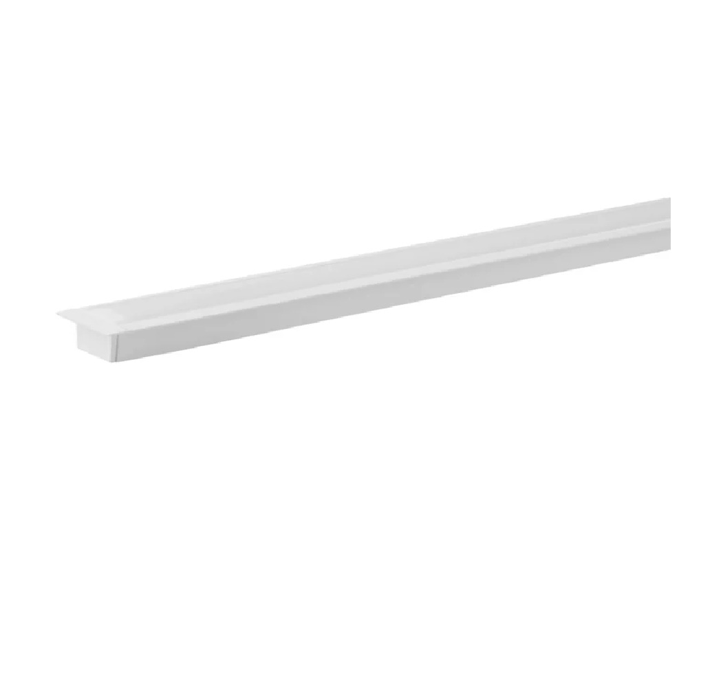 Perfil Alumínio 17x7 Mm 2mts Branco Sobrepor Ebfil608891 EmbuLED