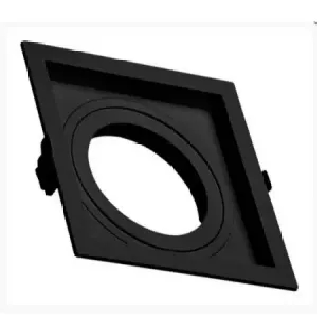 Spot Embutir Quadrado Ar 111 Recuado Preto Black+Decker