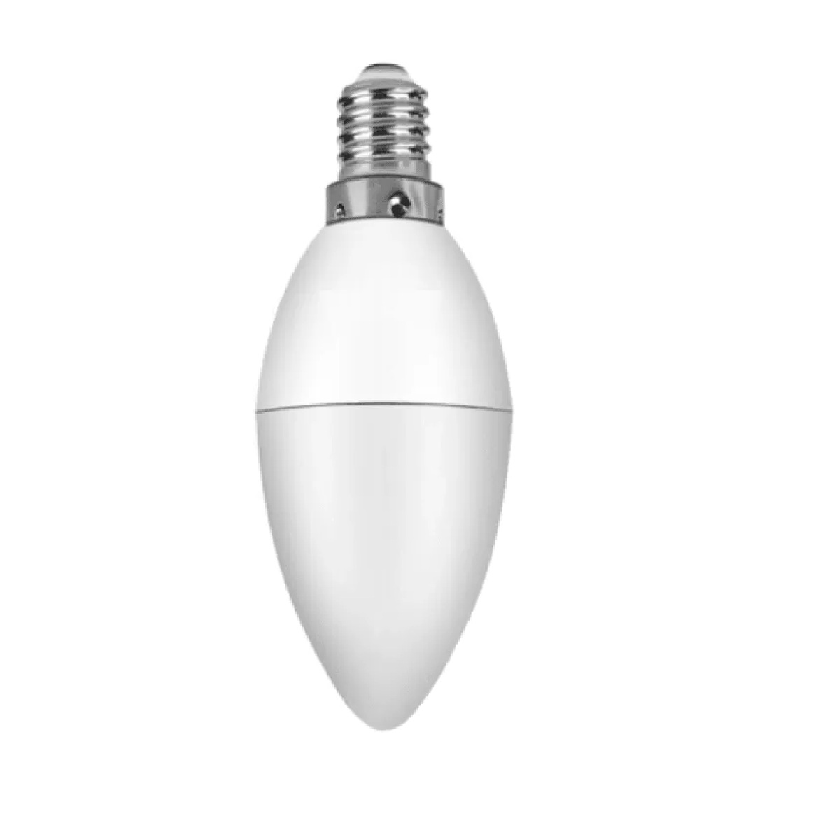 Lâmpada LED Filamento Vela Balão Leitosa 4,7 W E14 6500 K Bivolt EB2201 Embuled