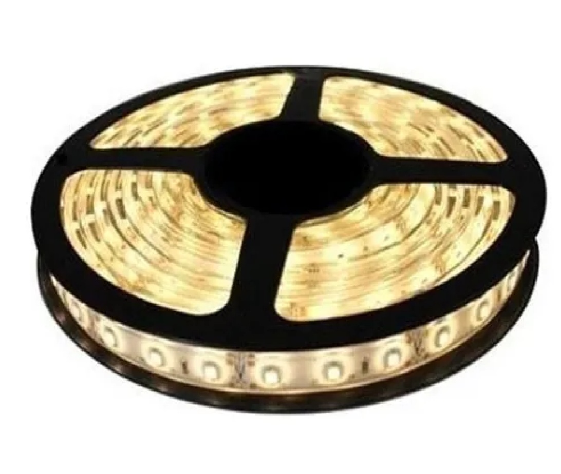 Fita LED SMD 2835 120 LEDs/m 12 V 12 W/m 3000 K IP20 Rolo 5 m EBFT80446 Embuled