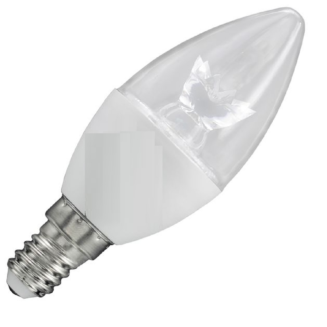 Lâmpada LED Filamento Vela Balão Cristal 4,7 W E14 3000 K Bivolt EB2203 Embuled