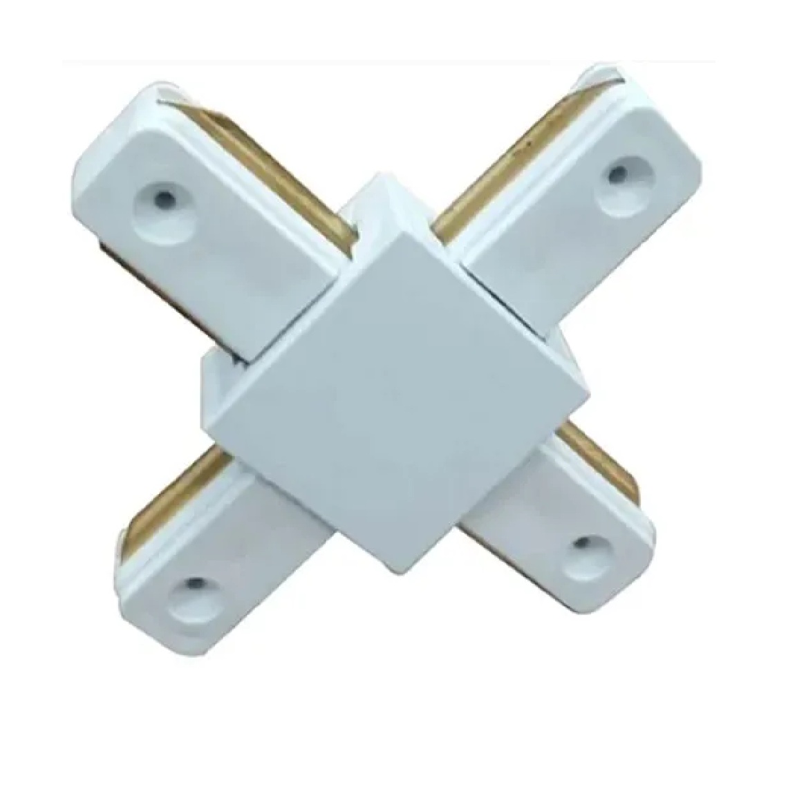 Conector em X para Trilho Eletrificado Branco 527.0011 Amatools