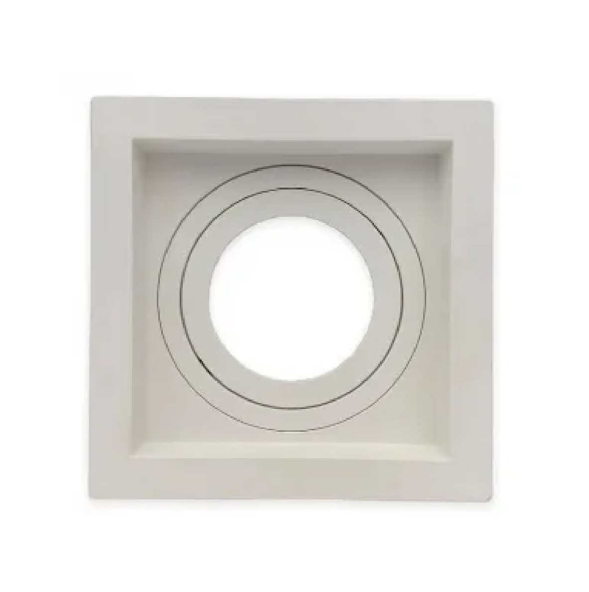 Spot de Embutir Quadrado Recuado para Lâmpada PAR20 Branco 90 x 90 mm 1062222 Moon