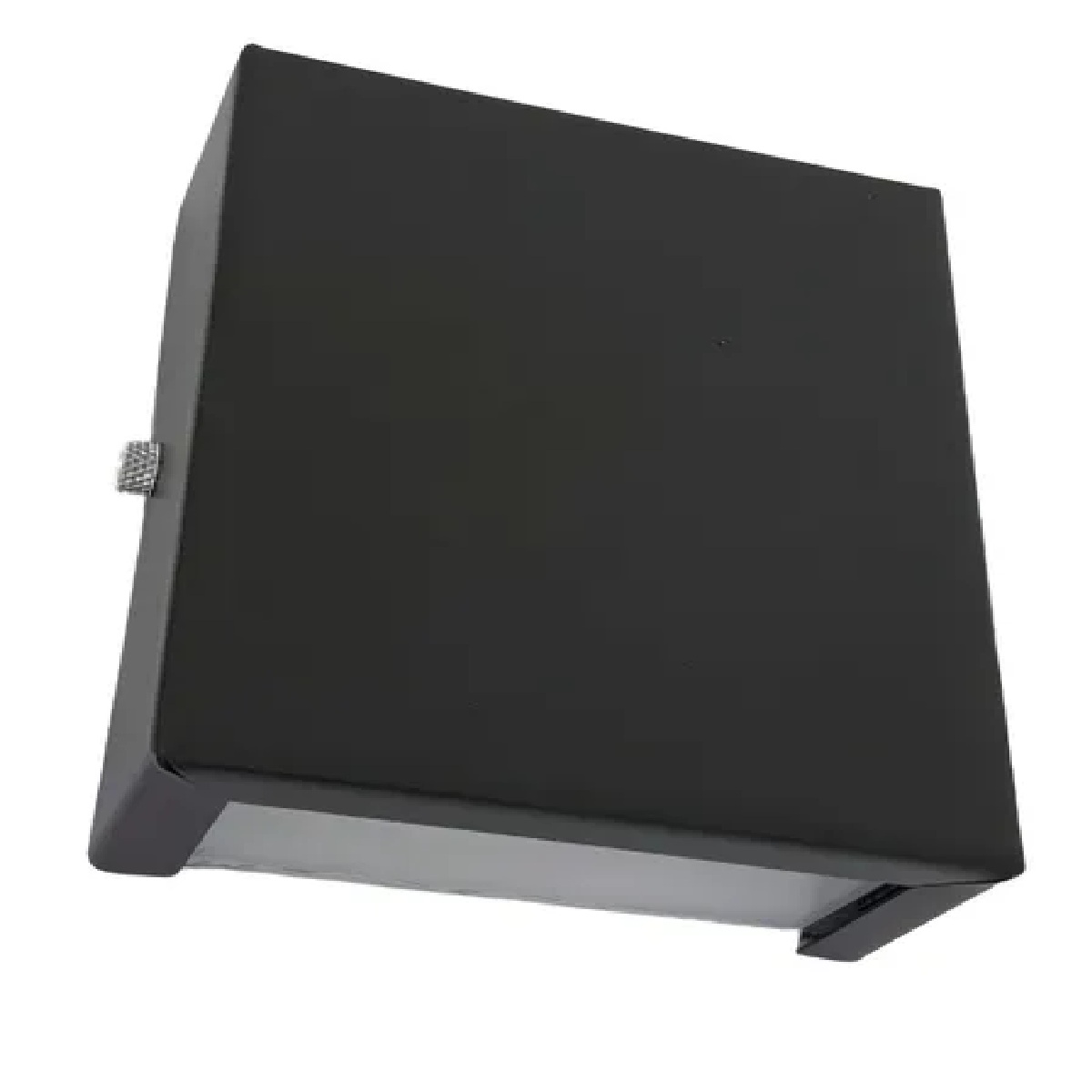 Arandela de Alumínio 2 Focos Frente Lisa 12 x 12 x 5 1x G9 Preto MOD103EPT Foco Iluminação