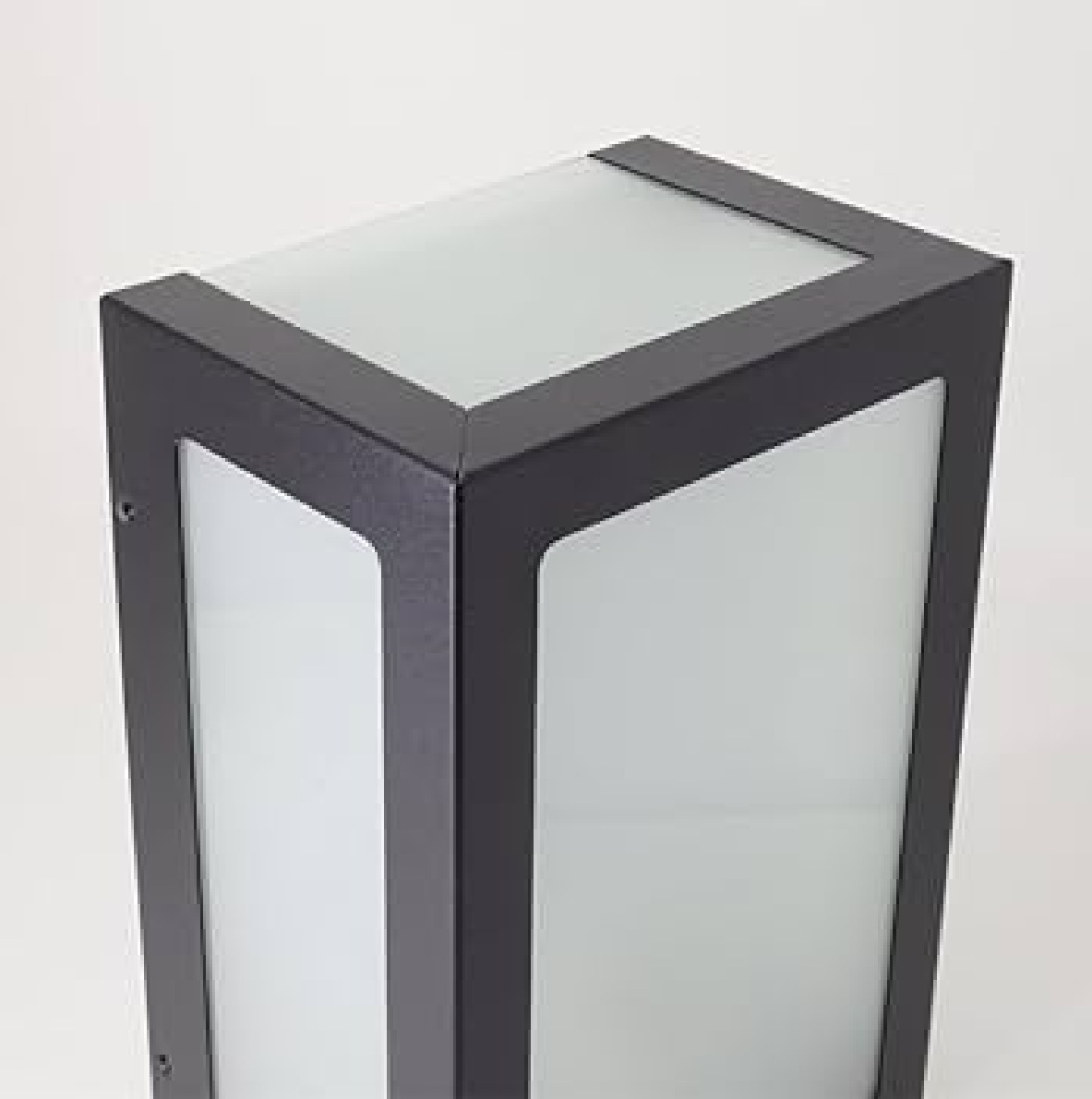 Arandela de Alumínio 2 Focos 5 Placas De Vidro 20 x 12 x 9 1x E27 Marrom MOD1025BIMR Foco Iluminação