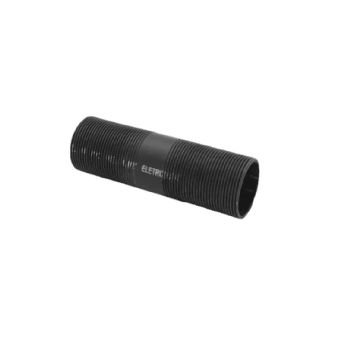 Niple Roscável de PVC Roscável Antichama para Eletroduto 1 pol. x 8 cm Preto Vedar