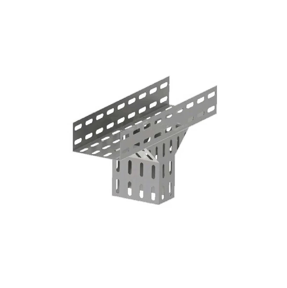 Derivação T Vertical com Descida Lateral para Eletrocalha 50 x 50 Elétrica Bichuette