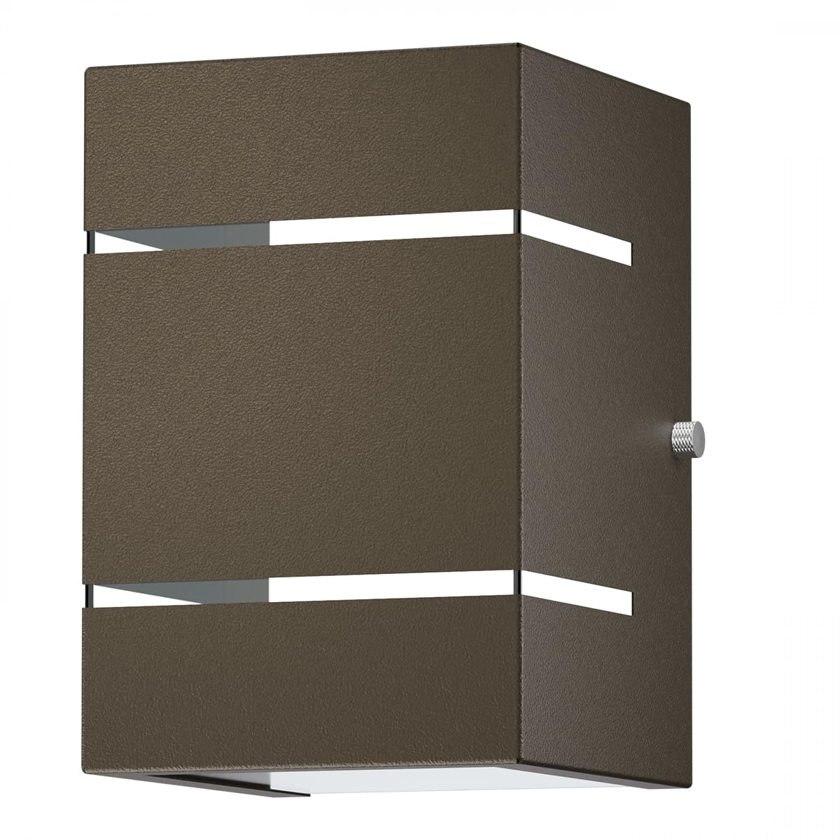 Arandela de Alumínio 2 Focos 1 Aleta 14 x 12 x 12,5 1x G9 Marrom MOD1205MR Foco Iluminação