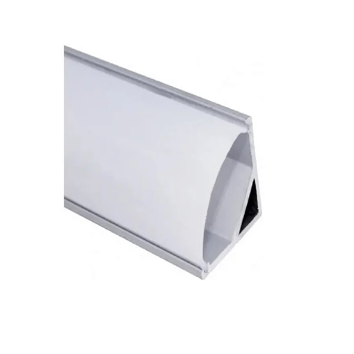 Perfil Alumínio 16x16 Mm 2mts Branco Sobrepor Canto 97.50 Foxlux