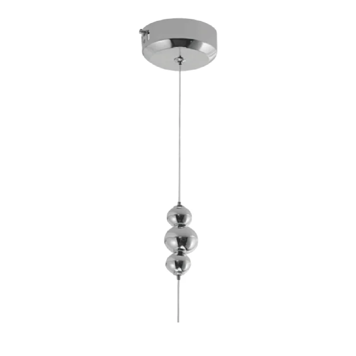 Pendente LED Borboleta 22 x 22 cm 6 W 3000 K Bivolt Cromado QD05102 Sindora