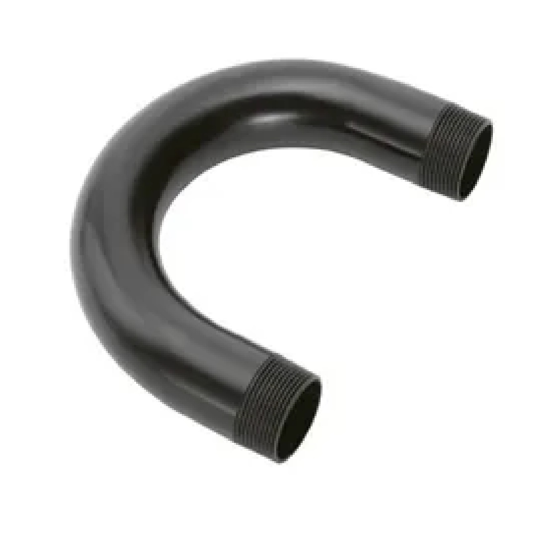 Curva 180° de PVC Roscável Antichama para Eletroduto 1/2 pol. Preto Vedar
