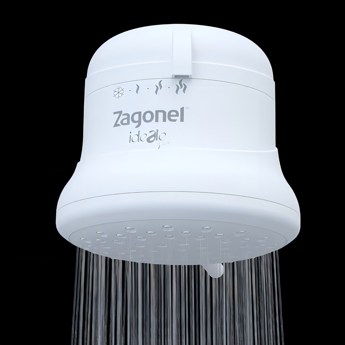 Ducha Chuveiro Ideale Plus Elétrico 4 Temperatura 5500 W 127 V Branco Fixo Zagonel