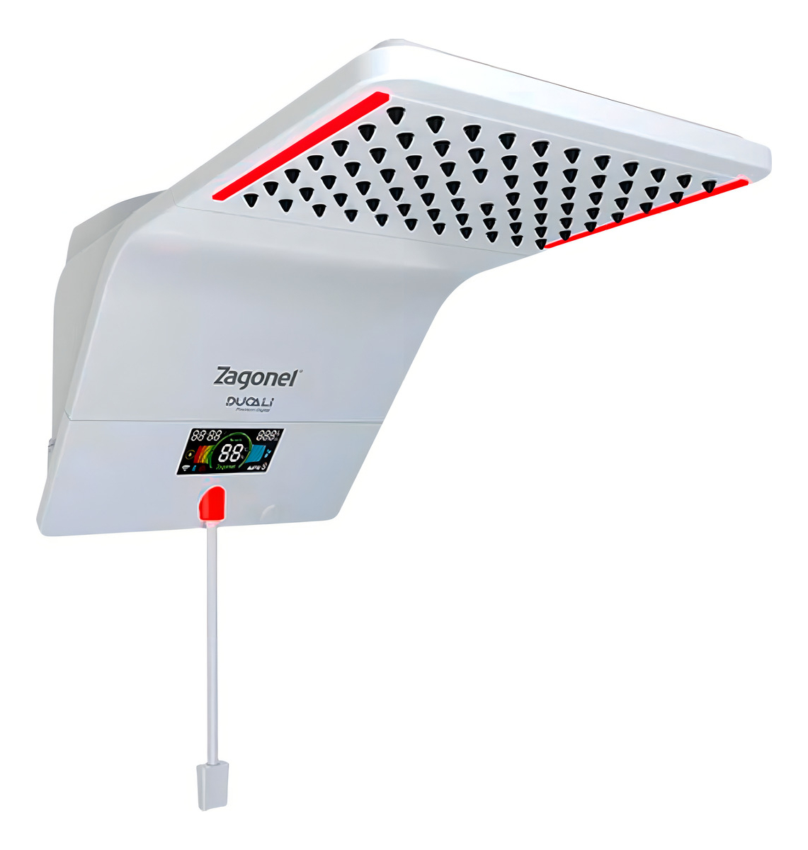Ducha Chuveiro Ducali Eletrônica 7500 W 220 V Branco Premium Zagonel