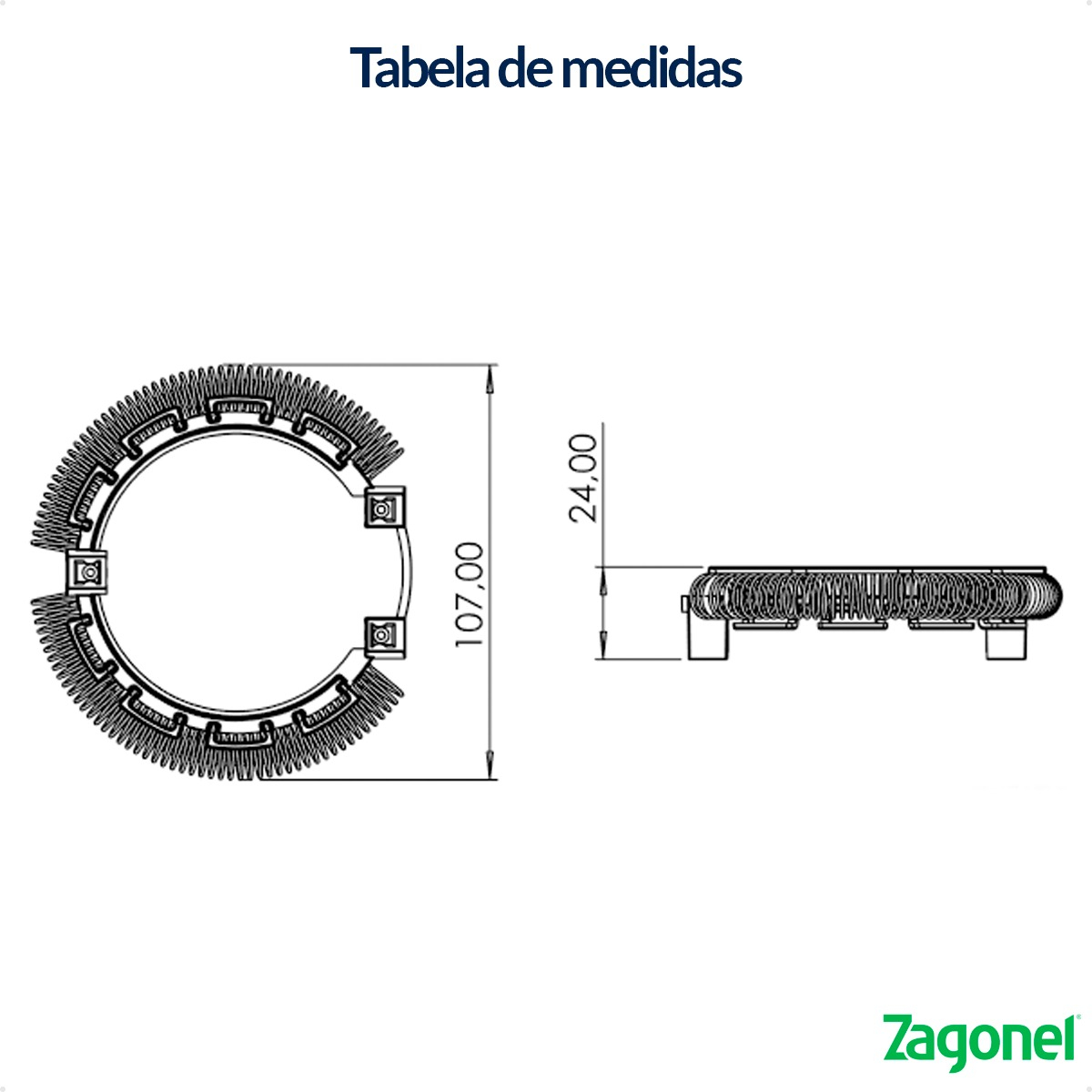 Resistência Ducha Ideale Plus/fluir Elétrica 220 V 6800 W Zagonel