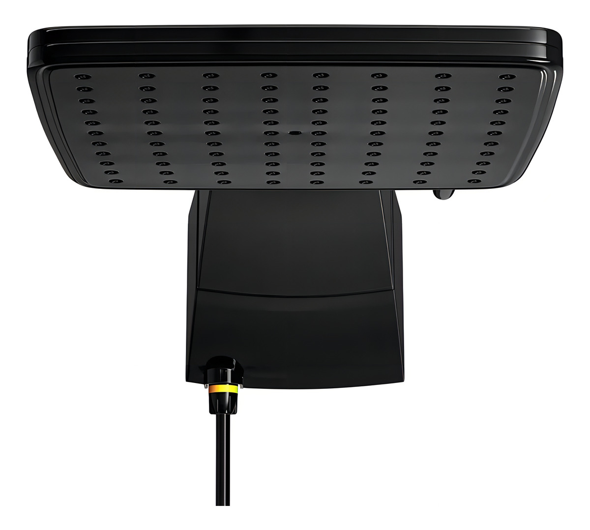 DUCHA CHUVEIRO FIXO QUADRATTA ELETRONICA 5500W 127V PRETO BLACK ZAGONEL