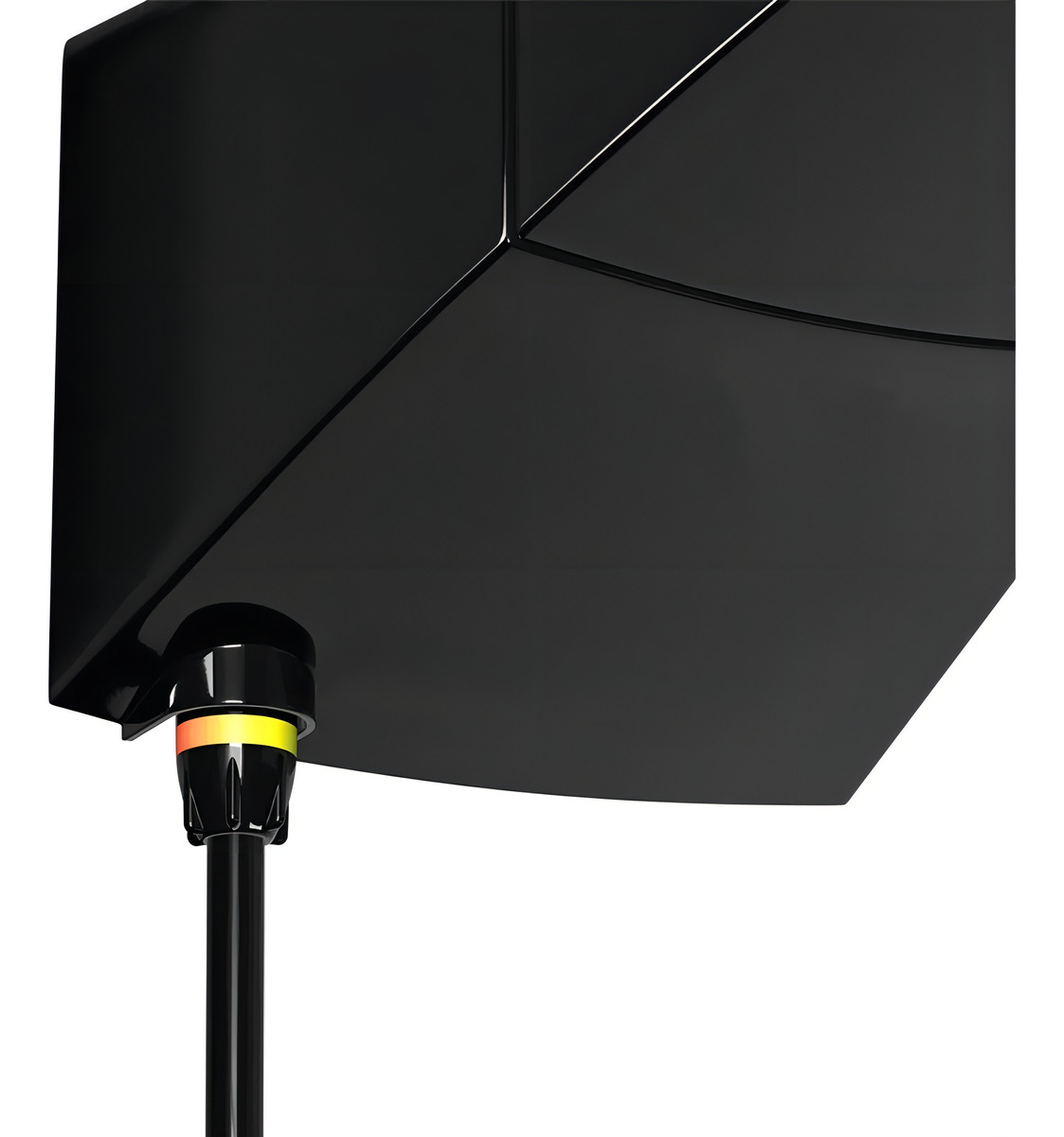 DUCHA CHUVEIRO FIXO QUADRATTA ELETRONICA 5500W 127V PRETO BLACK ZAGONEL