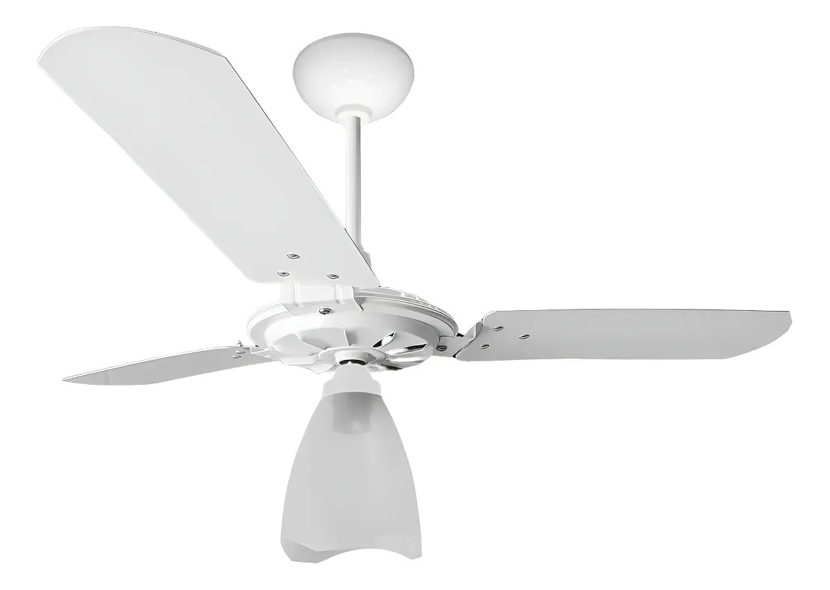 Ventilador de Teto Yris 3 Pás 127 V 150 W Branco/Branco 1,015 m Ventex