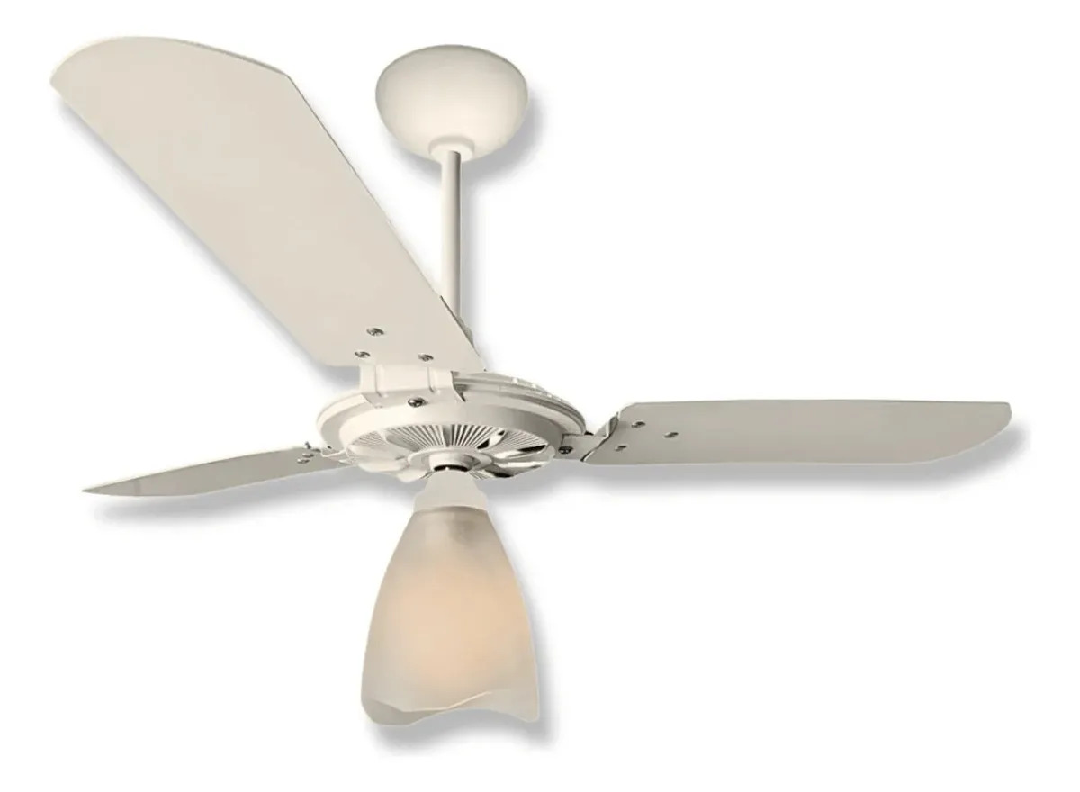 Ventilador de Teto Yris 3 Pás 127 V 150 W Branco/Branco 1,015 m Ventex