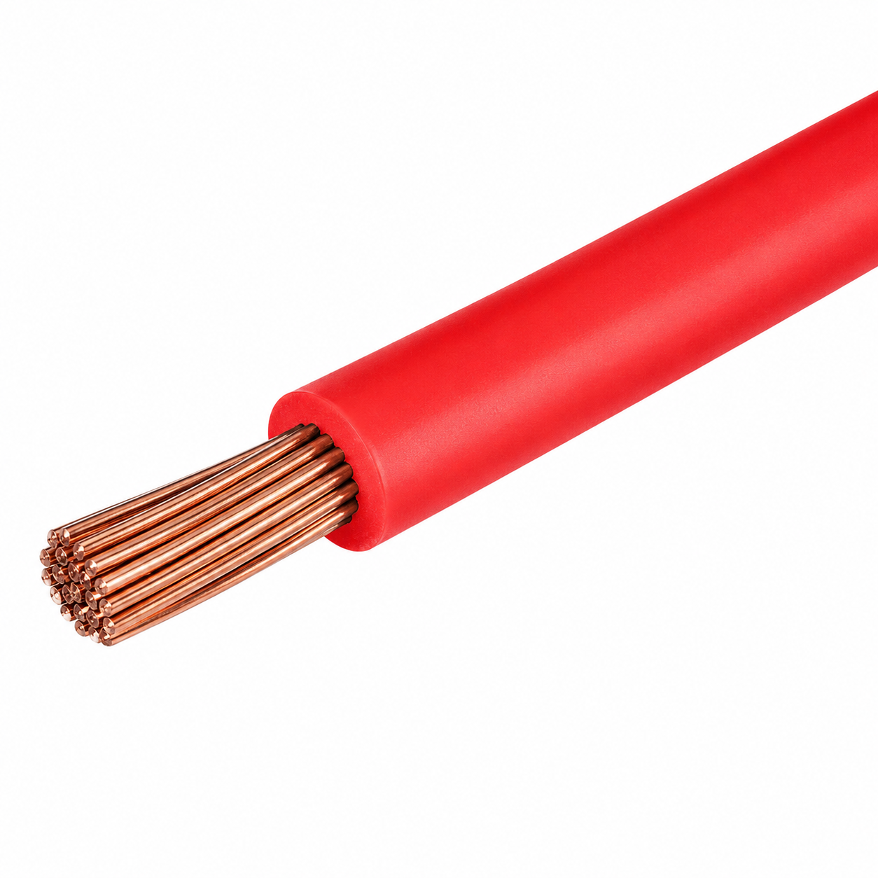 CABO FLEXIVEL 2,50MM2 VERMELHO MT BRASCOPPER